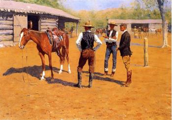 費雷德裡尅 雷明頓 Buying Polo Ponies in the West